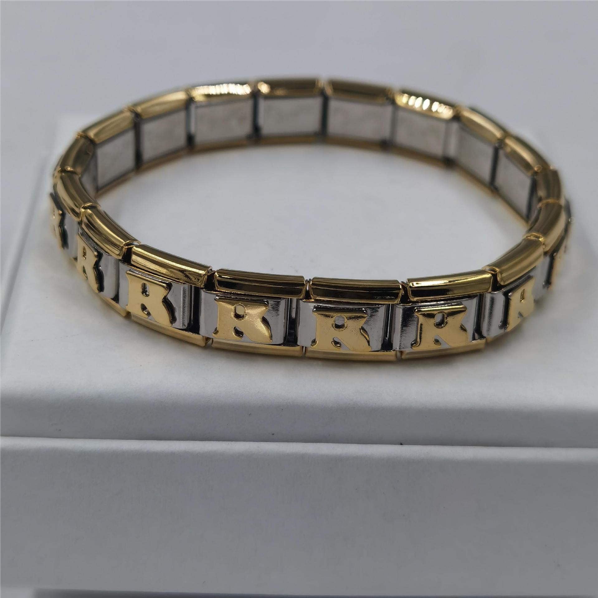 Wholesale Italian Charm Bracelet DIY Module Splicing Stainless Steel Bracelet Accessories Charms